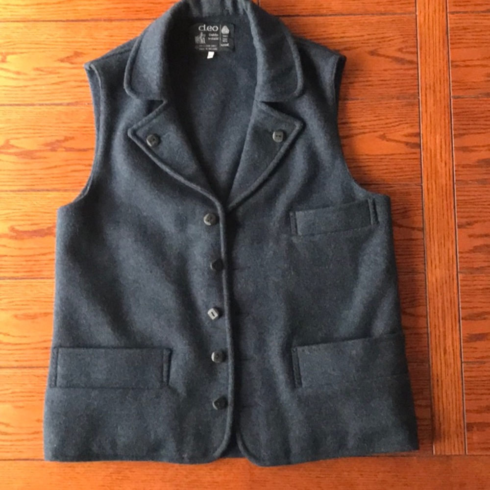 Cleo 100% Wool Vest 44R